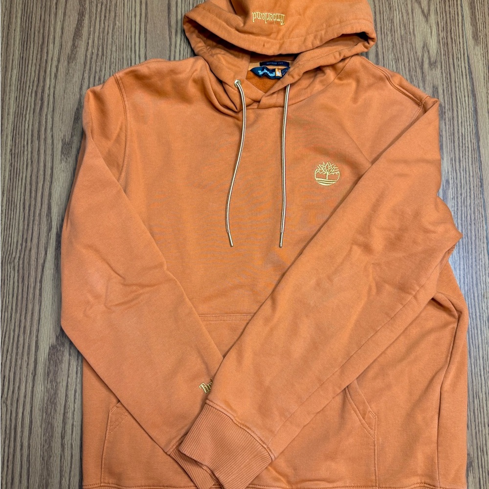 Timberland Men's Vibrant Orange Hoodie
